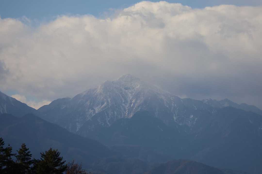 甲斐駒ヶ岳をズーム
