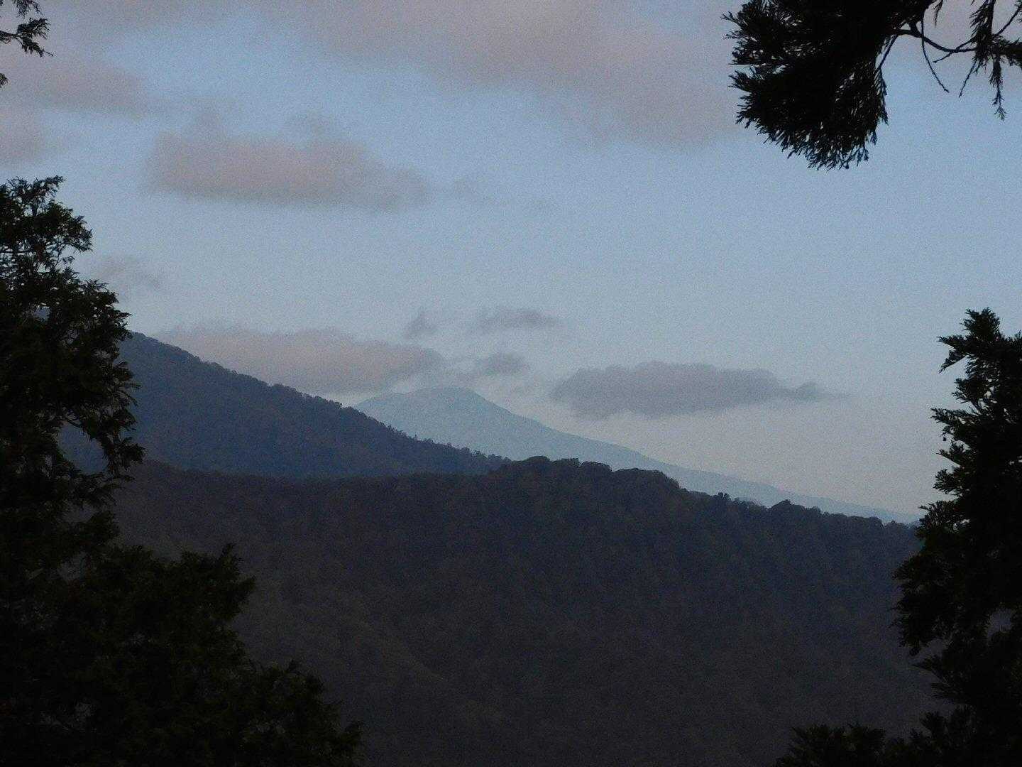 鳥海山が見えました。