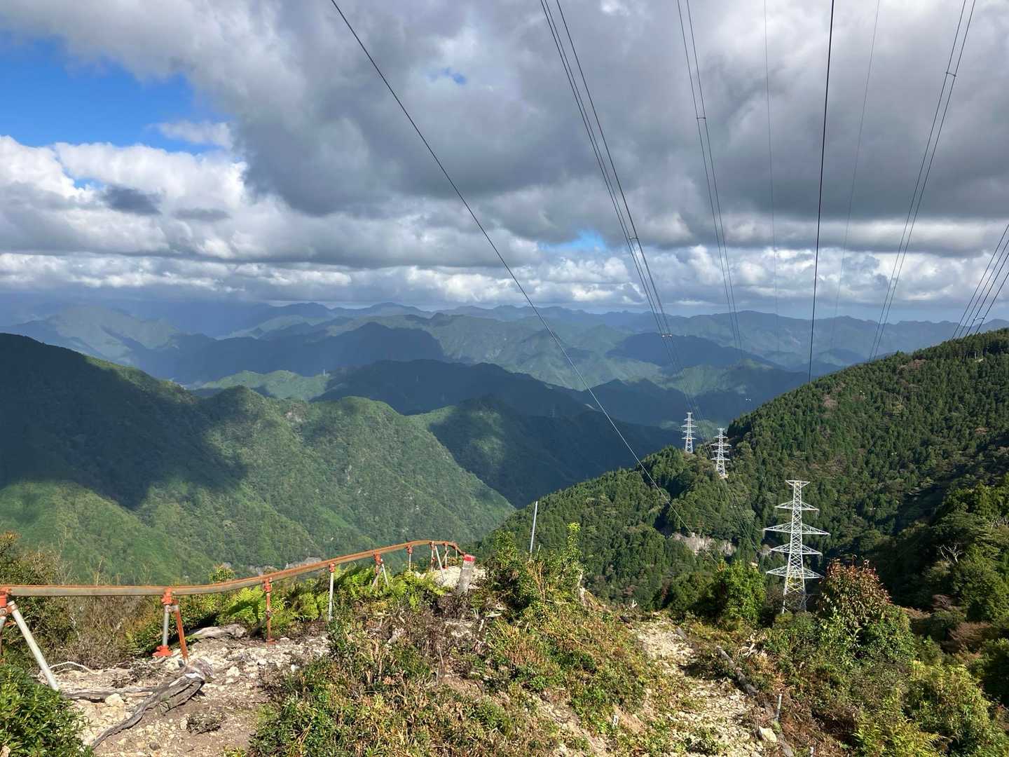 行仙岳・笠捨山登山口-行仙岳-笠捨越-笠捨山-行仙宿登山口 周回コースの写真