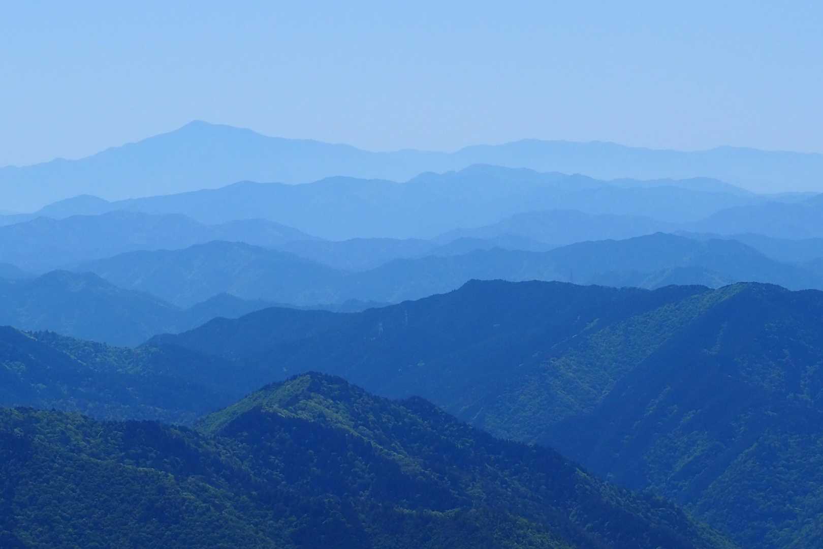 恵那山と大川入山方面
