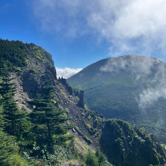 トーミの頭と浅間山