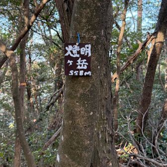 犬鳴山の中核の山のようですが、イマイチ存在感がありません