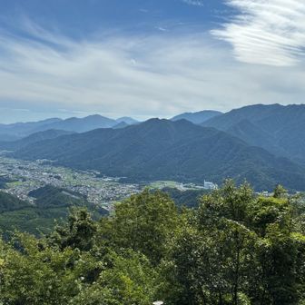 御殿山頂からの景色