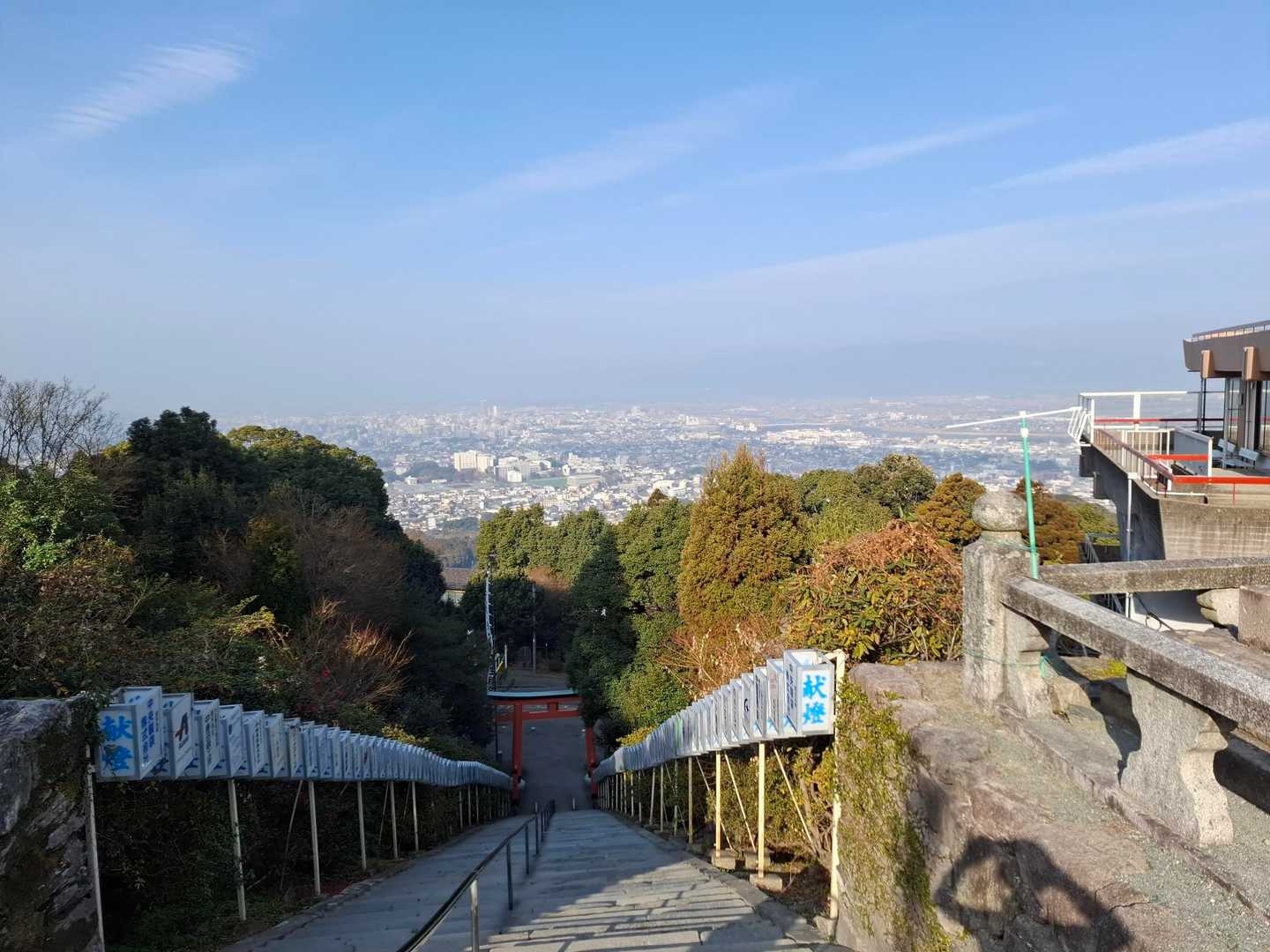 高良大社からの景色