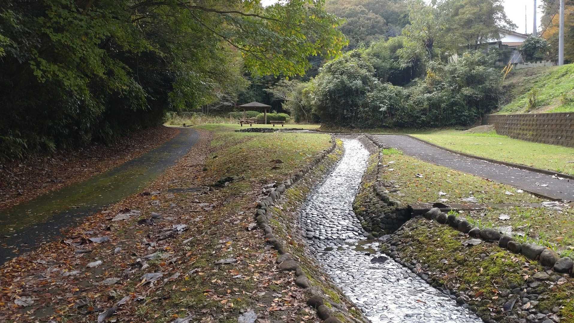 公園の中を歩くので、お山なんてあるの？と不思議そうな小鉄君。
地図を見てみたらと言うとすかさずスマホを出して確認。
山頂マークを見つけて本当だと納得したようです。