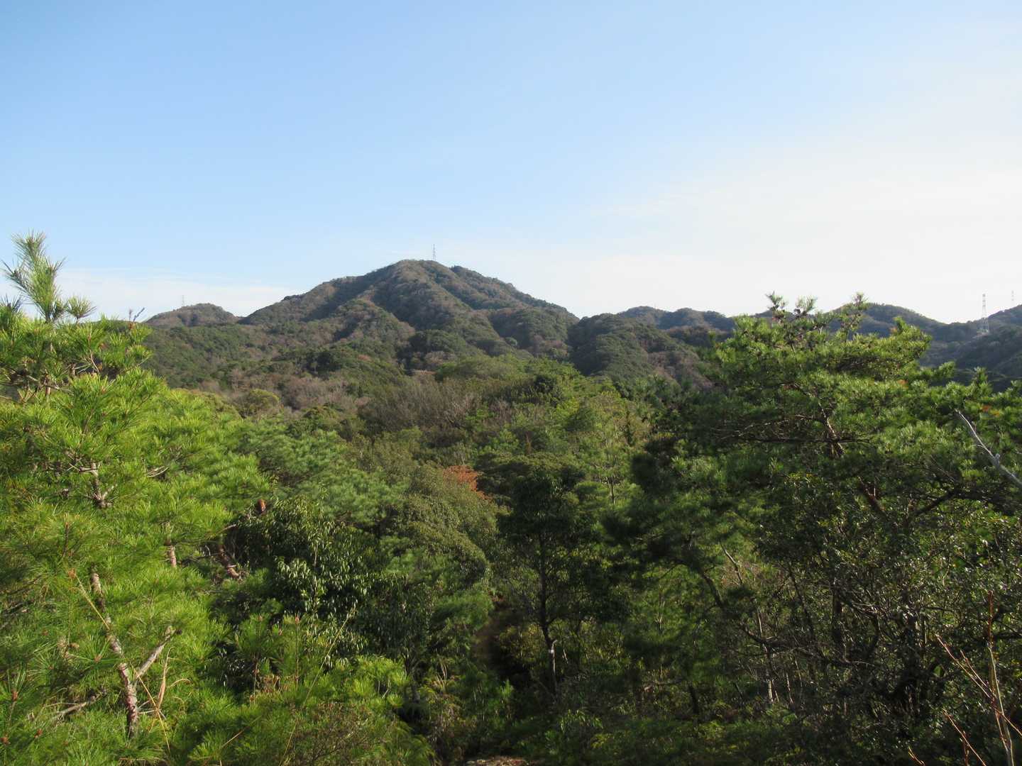 孝子駅-高仙寺-高野山-飯盛山-提灯講山-みさき公園駅 縦走コースの写真