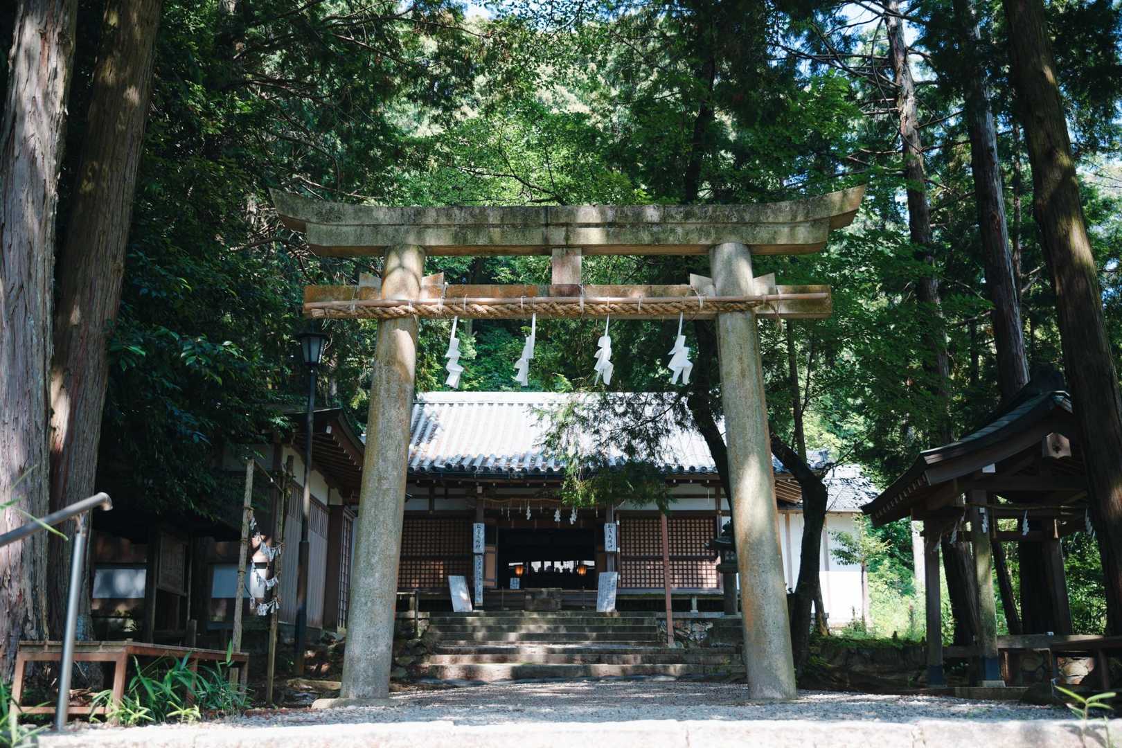 三重塔の奥の道を進むと松尾山神社⛩️
同じ境内にあるってことは神仏習合の名残りなのかな🤔