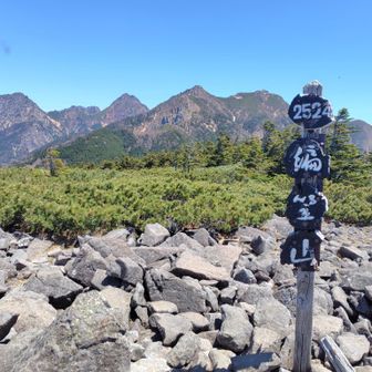 縦構図でパチリ📸
八ヶ岳連峰主稜の上に八ヶ岳ブルー💙が広がる🌈