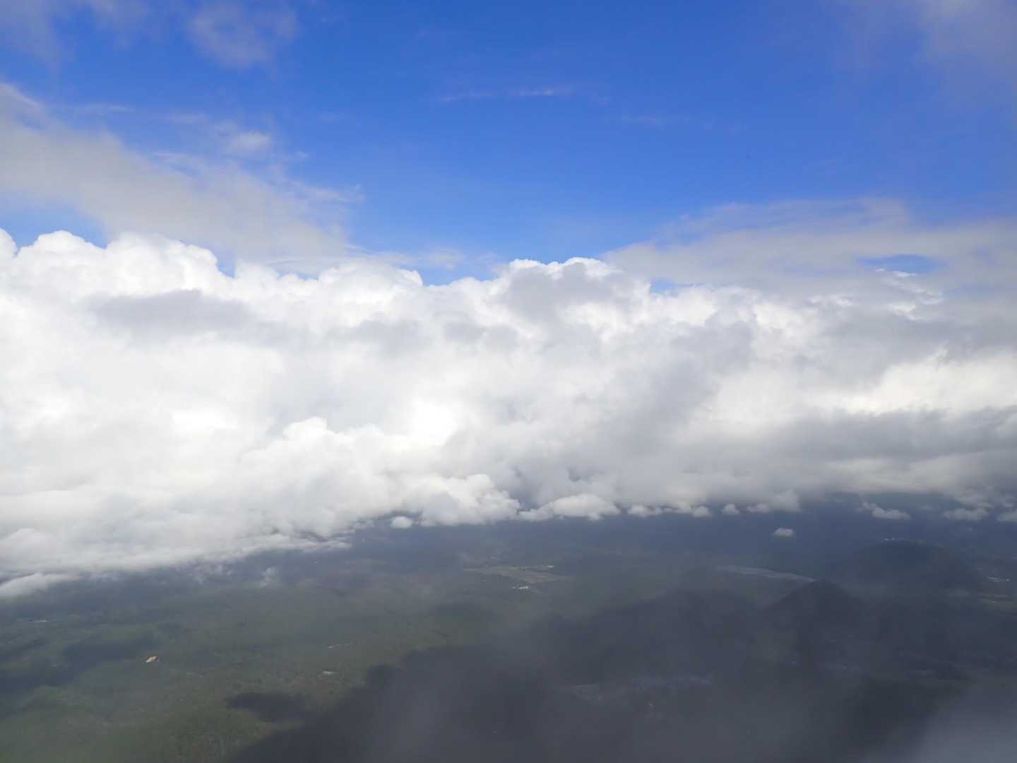 わずかに見えた青空☺