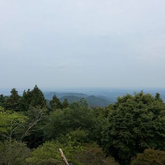 東京都心方面の展望→どんより