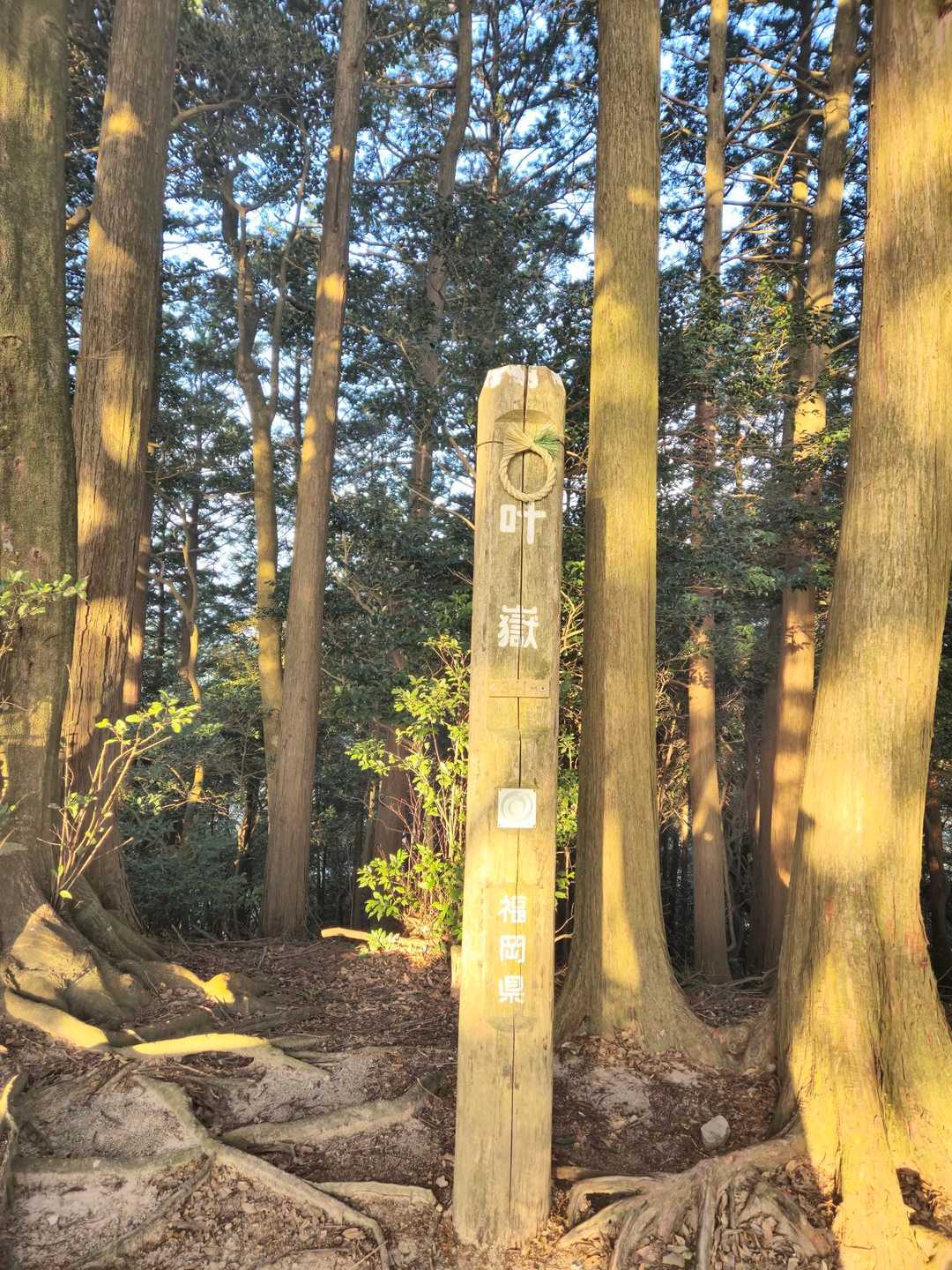 叶岳登山口-叶岳 往復コースの写真