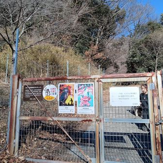 右側の扉には鍵がかかっていて左側の小さい方の扉を開ける。