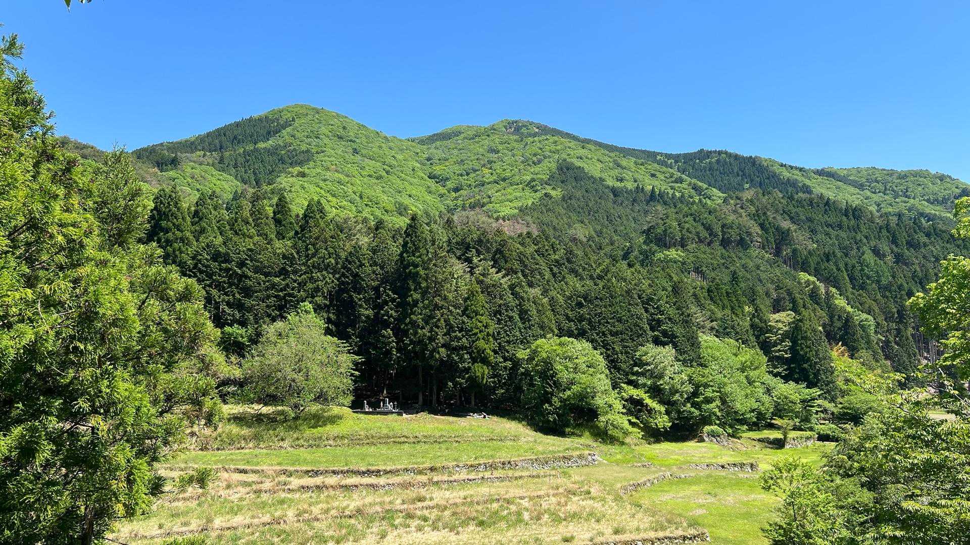 下地町登山口-千町ヶ峰-千町ヶ峰-段ヶ峰-杉山-笠杉山 周回コースの写真
