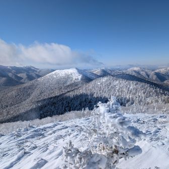 日勝ピークから沙流岳方向⛰️