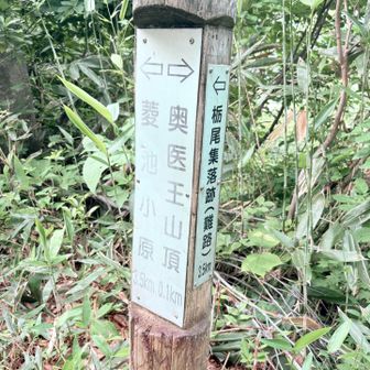 梶尾集落跡は難所らしい