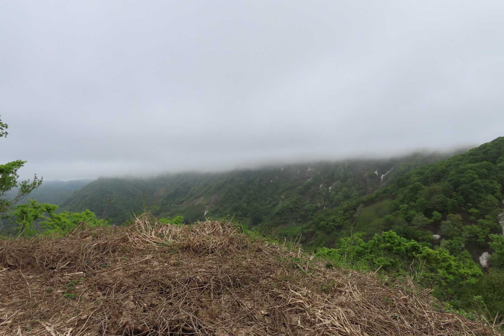 鋸山、ガスに飲まれちゃった（汗）