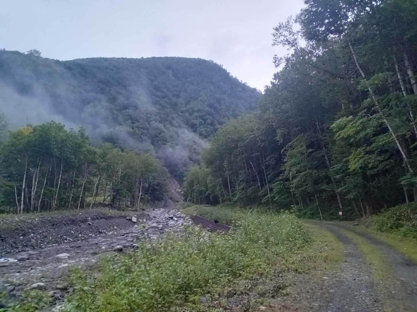曇りは確定でも、登れるだけでワクワク😆