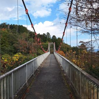 「市民の森吊り橋」に到着。