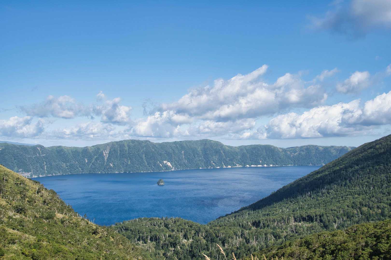 左手には摩周湖