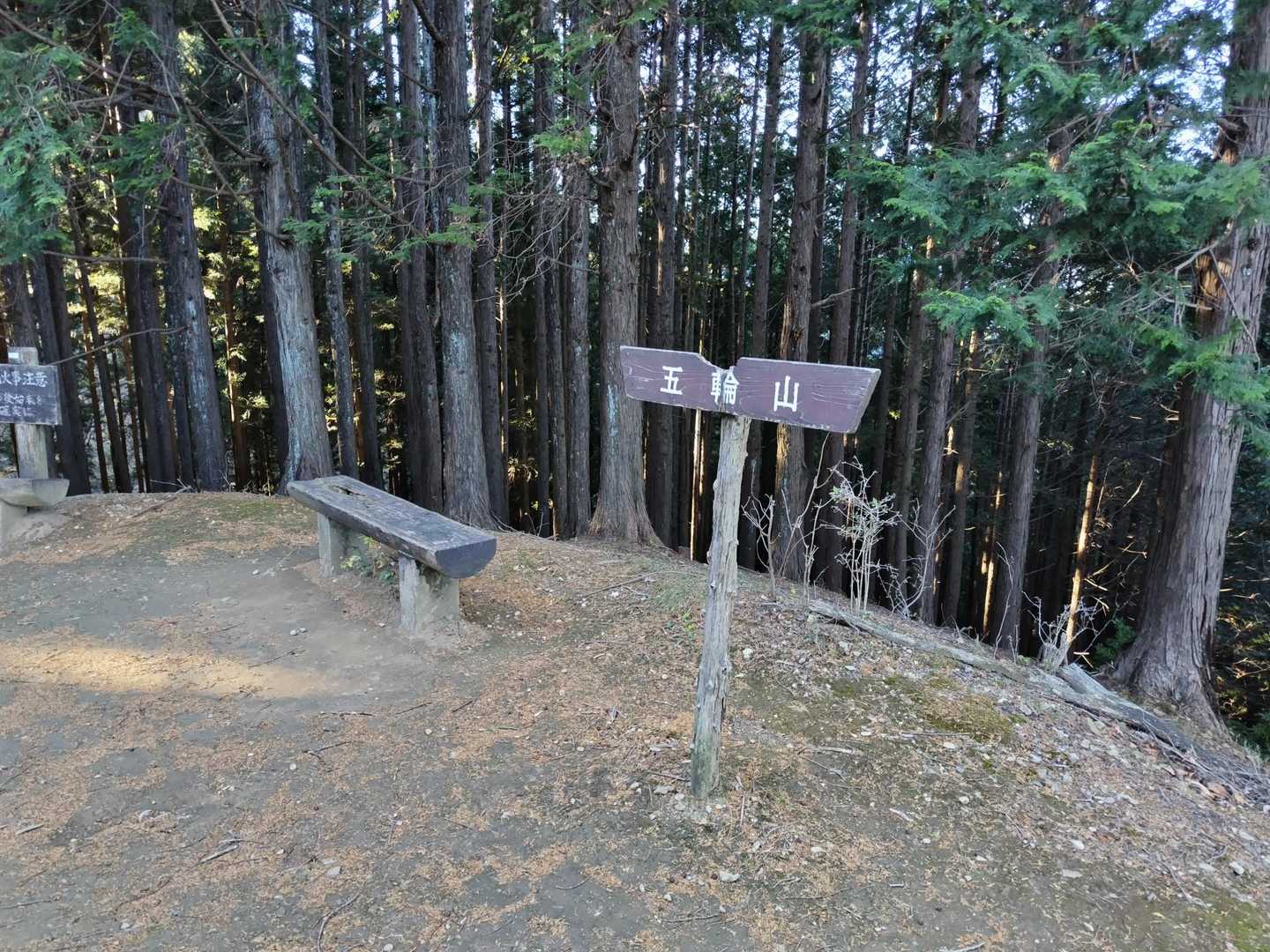 20分程で五輪山に到着