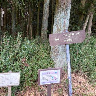 まずは三子山から〜
登山スタートです😊