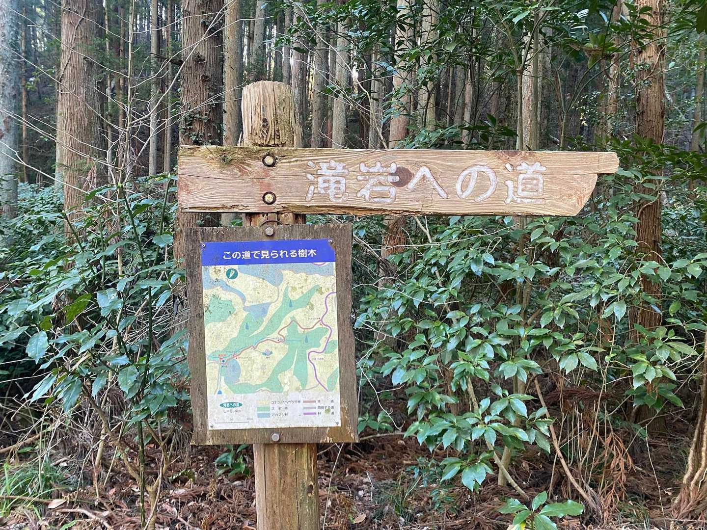 滝ですら岩になり