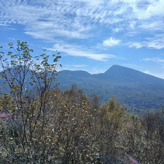 右は鶏頂山
