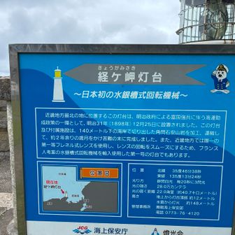 経ヶ岬灯台の説明
…だそうです😆