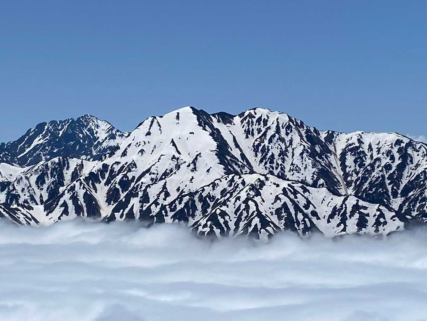 伊折山-成谷山 -僧ヶ岳-北駒ヶ岳-駒ヶ岳 往復コースの写真