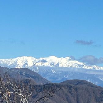 どーん！白山✨名前の通り白い山🤍