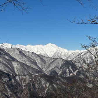 谷川岳。真っ白。