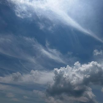 これも空の写真🤣
綺麗な雲やから📸