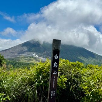 白鳥山山頂標識🙌