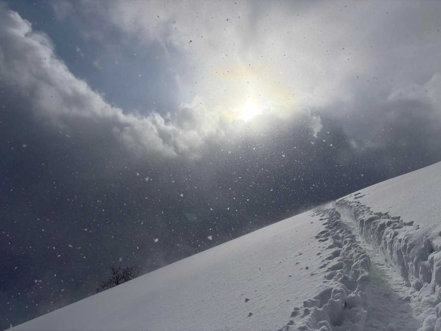 山の天気は変わりやすい❄️今日1番のナイスビュー🥰