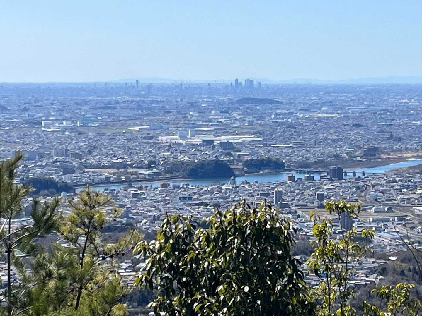 迫間不動-金比羅山登山口-明王山-城山-猿啄城展望台　登山 周回コースの写真