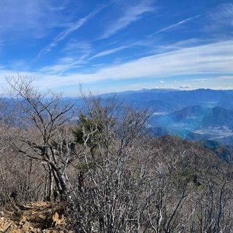 富士山から東の丹沢方面の眺望