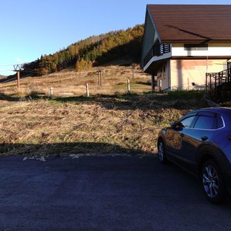 駐車場所に戻りました