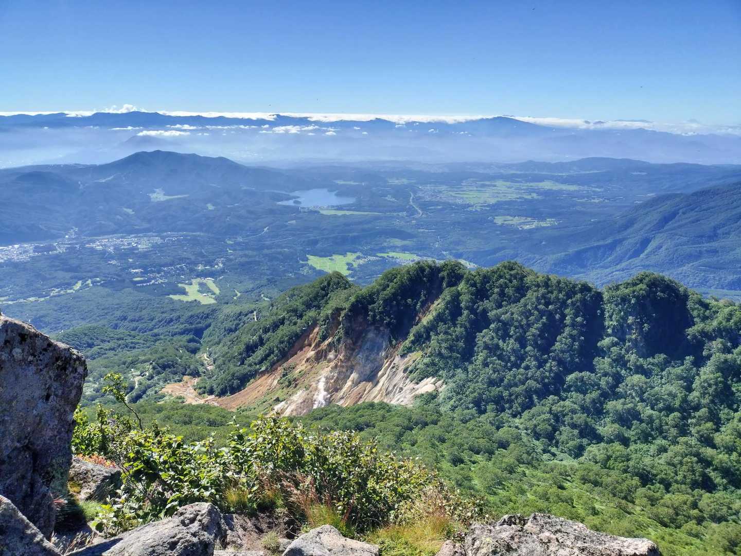 茶臼山-大倉乗越-妙高山 縦走コースの写真