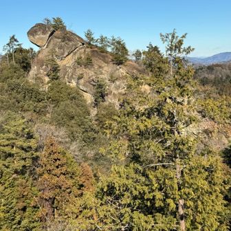 亀岩展望台。言われれば亀に見えますかね。