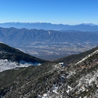 中央アルプス方面