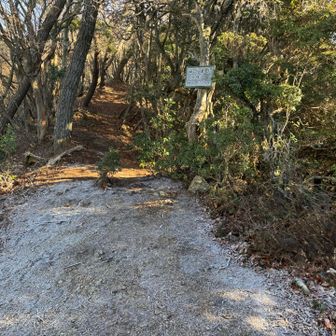 四方草山…雪はないんですが霜が張っていて降りはちょっとビビる🥲