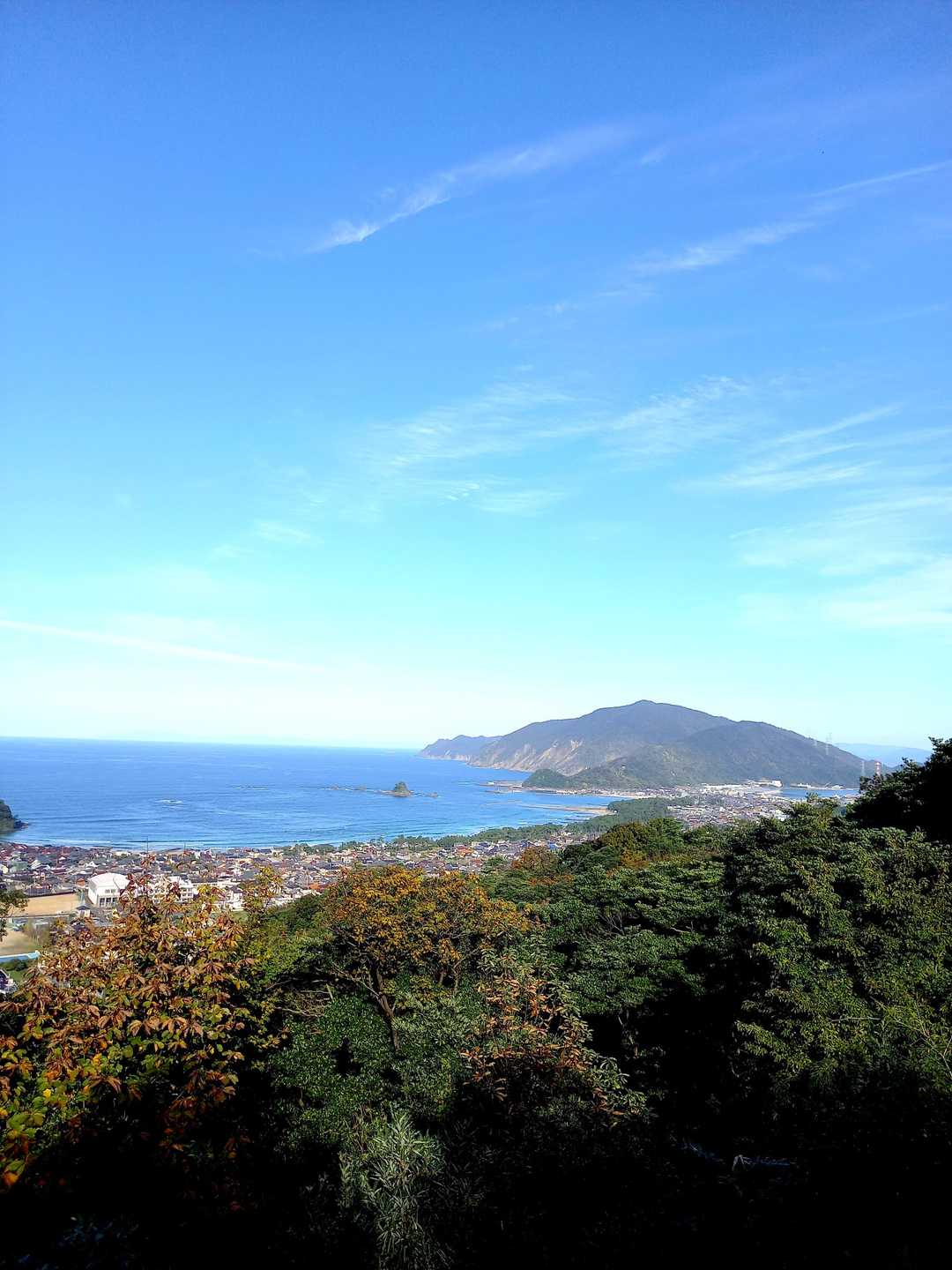 大島半島がキレイに見えます😆