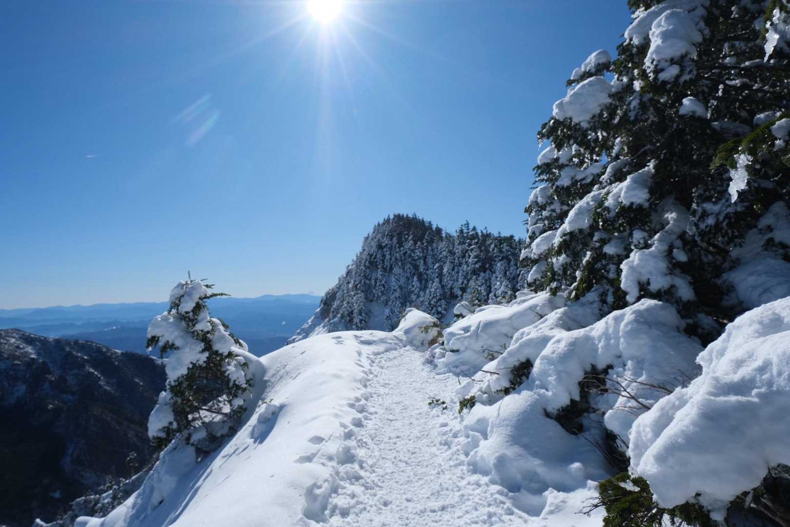 雪山はどこを見ても絵になる