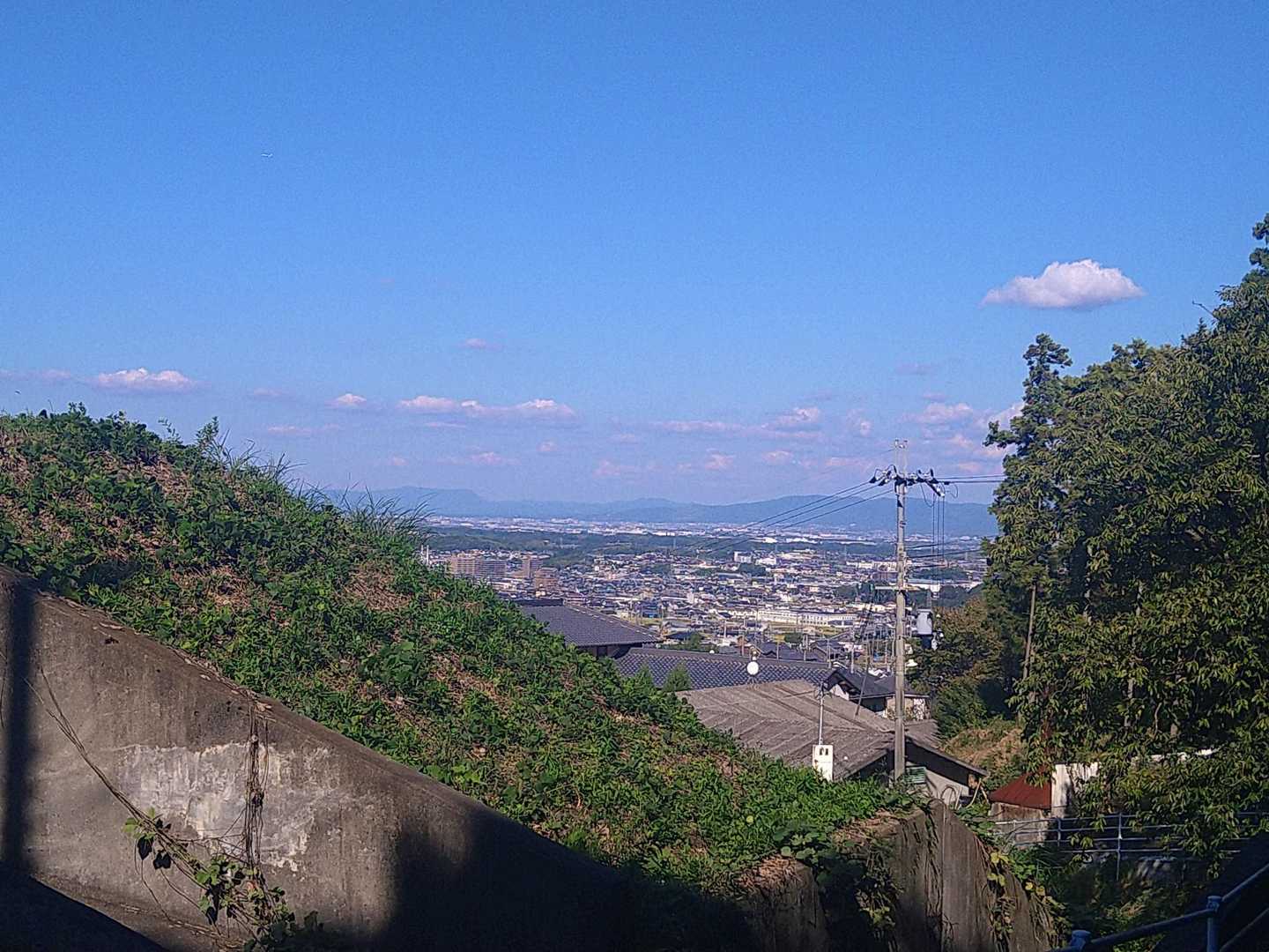 街が見えて来ました