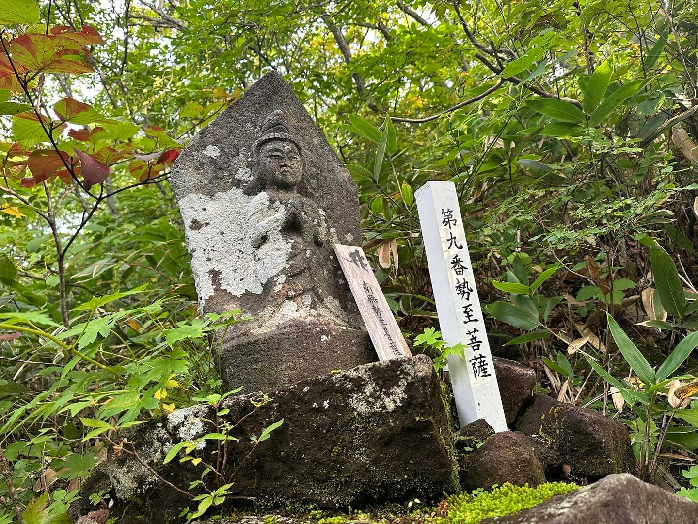 一ノ鳥居登山口-携帯トイレブース-飯縄山-霊仙寺山 往復コースの写真
