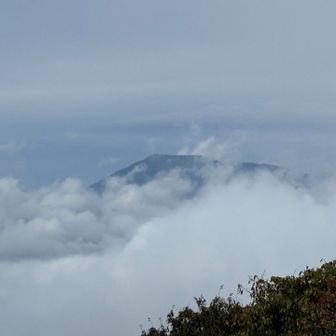 山頂から見た大江山かな？