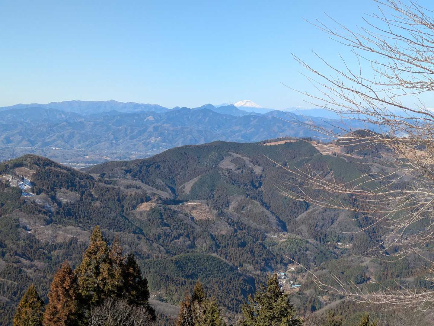 堂平山-七重峠-笠山峠-笠山 往復コースの写真