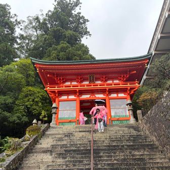 帰りはお寺側から下る。