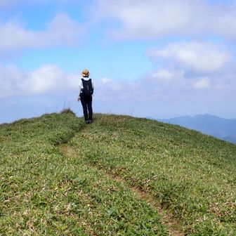 あまりにも気持ち良い登山道このまま天国に行きたい！