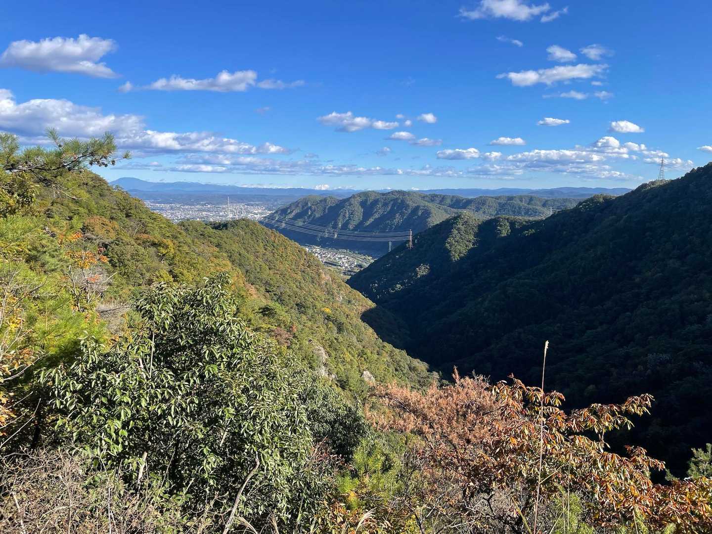 迫間不動-金比羅山登山口-明王山-城山-猿啄城展望台　登山 周回コースの写真
